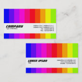 テクスチャバンド – カラーバー01 名刺 (正面/裏面)