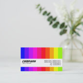 テクスチャバンド – カラーバー01 名刺 (スタンド正面)