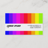 テクスチャバンド – カラーバー01 名刺 (裏面)