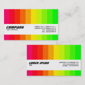 テクスチャバンド – カラーバー02 名刺 (正面/裏面)