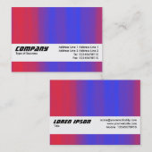 テクスチャバンド – カラーフロー 名刺 (正面/裏面)