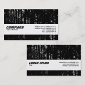 テクスチャバンド – ダークウッズHC 名刺 (正面/裏面)