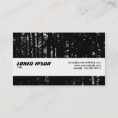 テクスチャバンド – ダークウッズHC 名刺 (裏面)