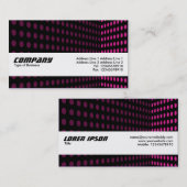 テクスチャバンド – トーンコーナー – ホットピンク 名刺 (正面/裏面)