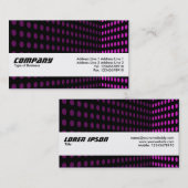 テクスチャバンド – トーンコーナー – マゼンタ 名刺 (正面/裏面)