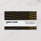 テクスチャバンド – トーンコーナー – 琥珀 名刺 (裏面)