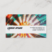 テクスチャバンド – 大きいホイール 名刺 (裏面)