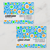 テクスチャバンド – 抽象芸術030413 名刺 (正面/裏面)