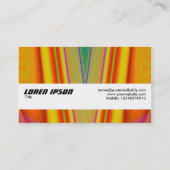 テクスチャバンド – 抽象芸術V 名刺 (裏面)