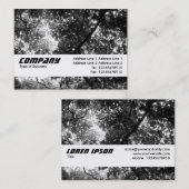 テクスチャバンド – 木の中 名刺 (正面/裏面)