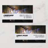 テクスチャバンド – 照明配列 名刺 (正面/裏面)