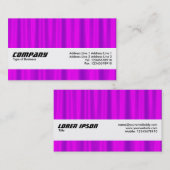 テクスチャバンド – 紫サテン 名刺 (正面/裏面)