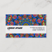 テクスチャバンド – 豊富なフルーツ 名刺 (裏面)