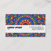 テクスチャバンド – 豊富なフルーツ 名刺 (裏面)