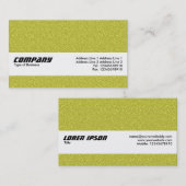 テクスチャバンド – 黄色のエンボステクスチャ 名刺 (正面/裏面)