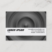 テクスチャバンド – Fast Car 名刺 (裏面)