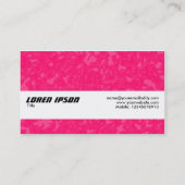 テクスチャバンド – Raspberry Sale 名刺 (裏面)
