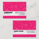 テクスチャバンド – Raspberry Sale 名刺 (正面/裏面)