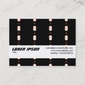 テクスチャバンド – Ruby Lights 名刺 (裏面)