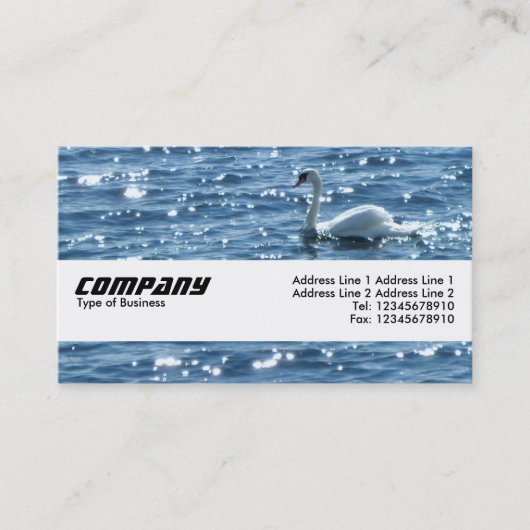 テクスチャバンド – Swan 名刺 (正面)
