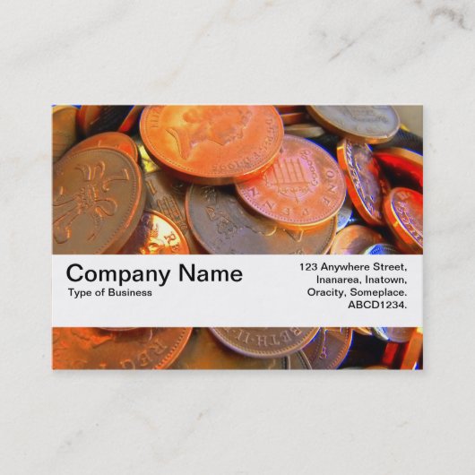 テクスチャバンドV2 – お金の色 名刺 (正面)