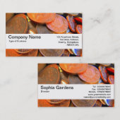 テクスチャバンドV2 – お金の色 名刺 (正面/裏面)