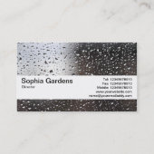 テクスチャバンドV2 – ウィンドウに雨 名刺 (裏面)