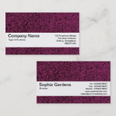 テクスチャバンドV2 – ウールカーペット02 名刺 (正面/裏面)