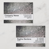 テクスチャバンドV2 – ガラス上の水滴02 名刺 (正面/裏面)