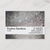 テクスチャバンドV2 – ガラス上の水滴02 名刺 (裏面)