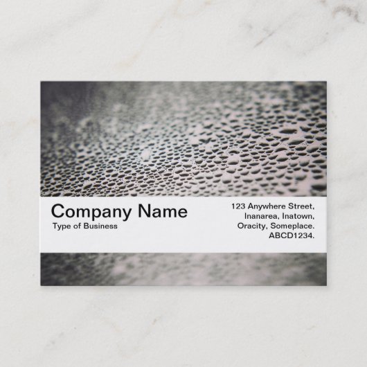 テクスチャバンドV2 – ガラス上の水滴02 名刺 (正面)