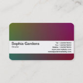 テクスチャバンドV2 – グラデーションY、M、B、R、暗 名刺 (裏面)