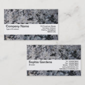 テクスチャバンドV2 -グランジ花 名刺 (正面/裏面)