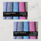 テクスチャバンドV2 – コットンリール 名刺 (正面/裏面)