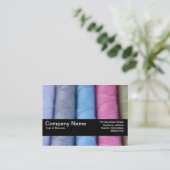 テクスチャバンドV2 – コットンリール 名刺 (スタンド正面)