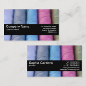 テクスチャバンドV2 – コットンリール 名刺 (正面/裏面)