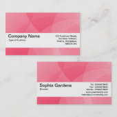 テクスチャバンドV2 – シアンカーブ 名刺 (正面/裏面)