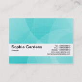 テクスチャバンドV2 – シアンカーブ 名刺 (裏面)