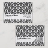 テクスチャバンドV2 – ダマスクパターン 名刺 (正面/裏面)