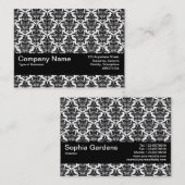 テクスチャバンドV2 – ダマスクパターン 名刺 (正面/裏面)