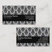 テクスチャバンドV2 – ダマスクパターン 名刺 (正面/裏面)