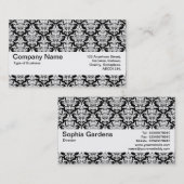 テクスチャバンドV2 – ダマスクパターン 名刺 (正面/裏面)