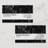 テクスチャバンドV2 – ダークウッズHC 名刺 (正面/裏面)