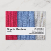 テクスチャバンドV2 – ダーニングスレッド 名刺 (裏面)