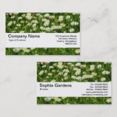 テクスチャバンドV2 -デイジー草原 名刺 (正面/裏面)