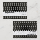 テクスチャバンドV2 – ハニカムウォーム 名刺 (正面/裏面)