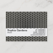 テクスチャバンドV2 – ハニカムウォーム 名刺 (裏面)