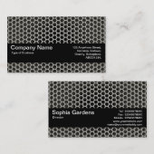 テクスチャバンドV2 – ハニカムウォーム 名刺 (正面/裏面)