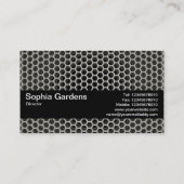 テクスチャバンドV2 – ハニカムウォーム 名刺 (裏面)