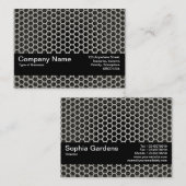 テクスチャバンドV2 – ハニカムウォーム 名刺 (正面/裏面)
